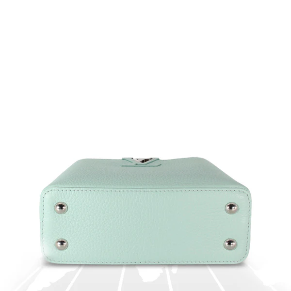 Louis Vuitton Mini Capucines Python Handle Silver Hardware - Image 8