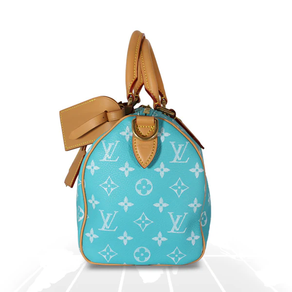 Louis Vuitton Speedy P9 Bandouliere 25 Turquoise - Image 4