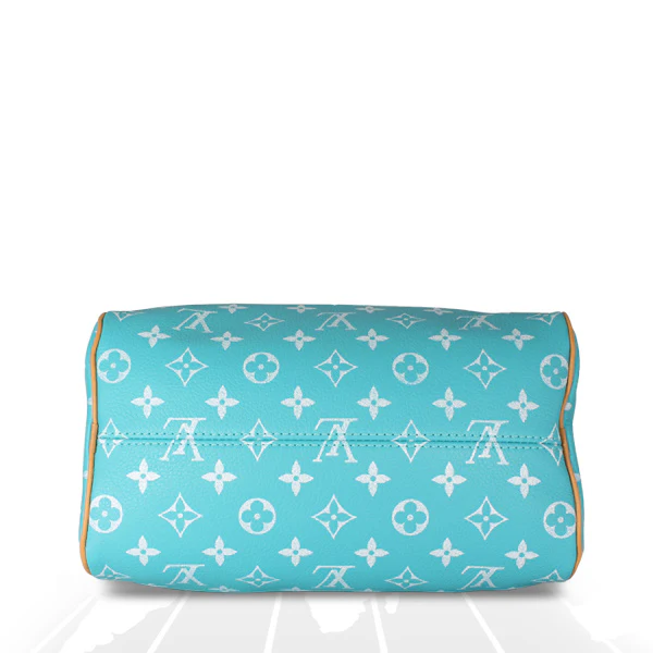 Louis Vuitton Speedy P9 Bandouliere 25 Turquoise - Image 5